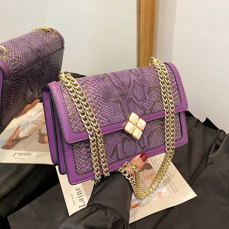 Luxury Purple Womens Single Shoulder Bag Pu Leather Ladies Bag Femme Designer Handbag Purse Flap Messenger Bag Brand Sac A Main Z250926