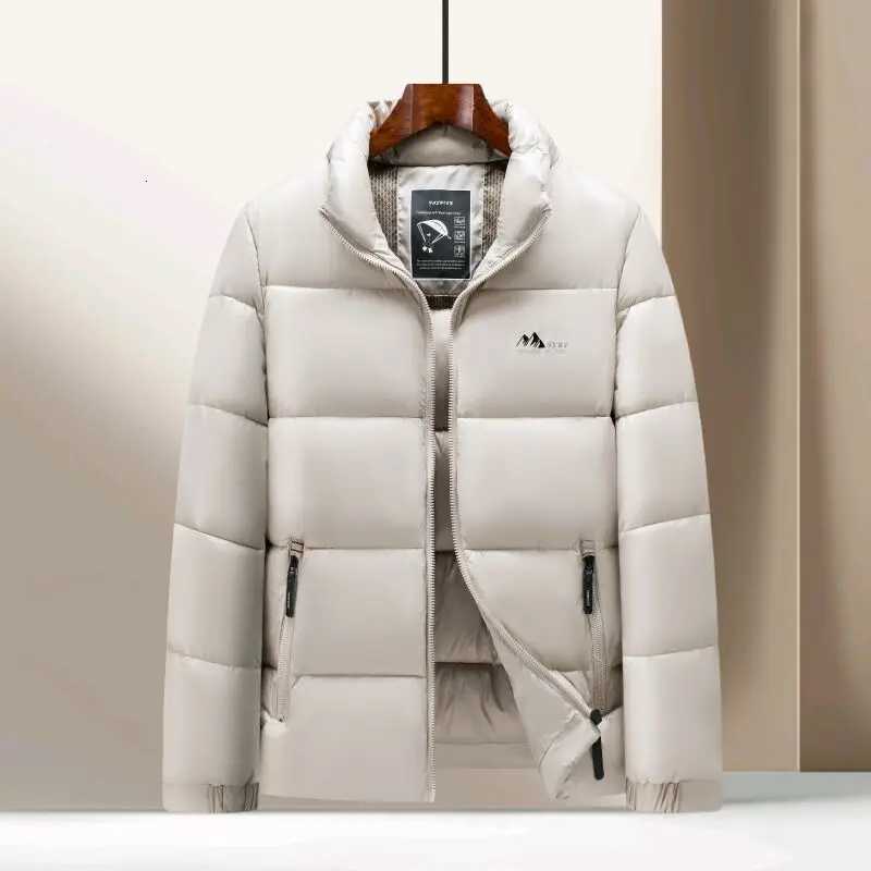 Trendy Stand Collar Down Coat Mens 2025 Winter New Stylish Warm Solid Color Jacket Multiple Colors Sizes Classic Coat for Man W250926