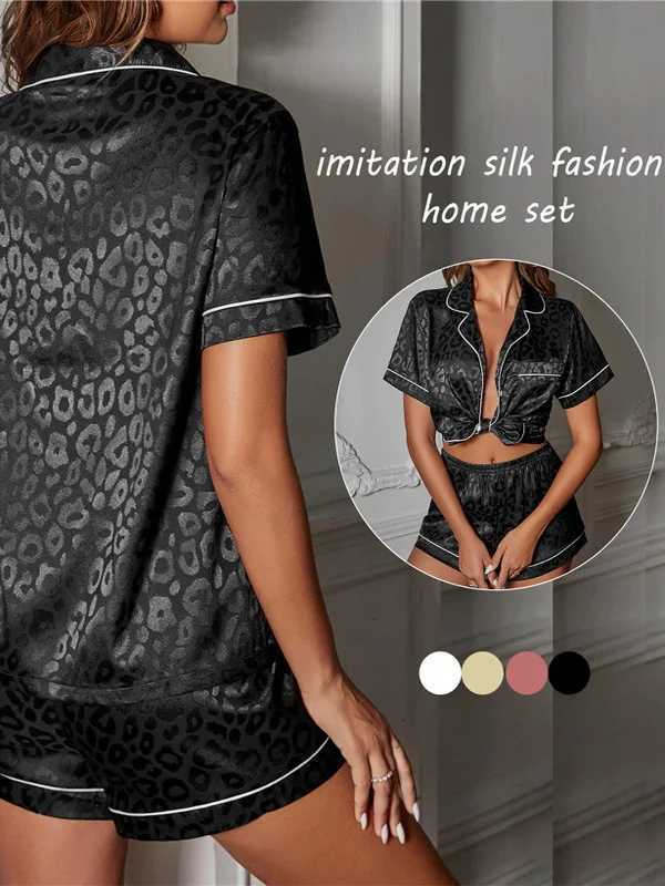 Printed Cardigan ort Sve VNe Home Wear orts Womens Casual Comfortable Breathable Summer Autumn Seasonal Clothing Z250925