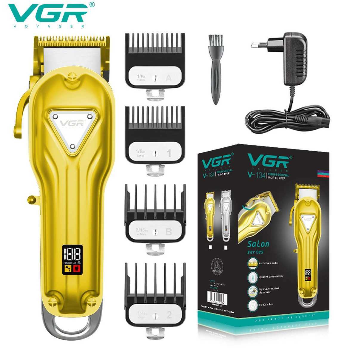 134 powerful hair cutting machine cordless hair trimmer professional electric metal barber hair clippers for men R250926