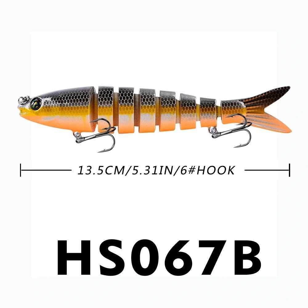 135cm19g Sinking Swimbait Crankbaits Fishing Lure Set of Wobbrs for Pike Artificial Baits Kit Fishing Tack W250926