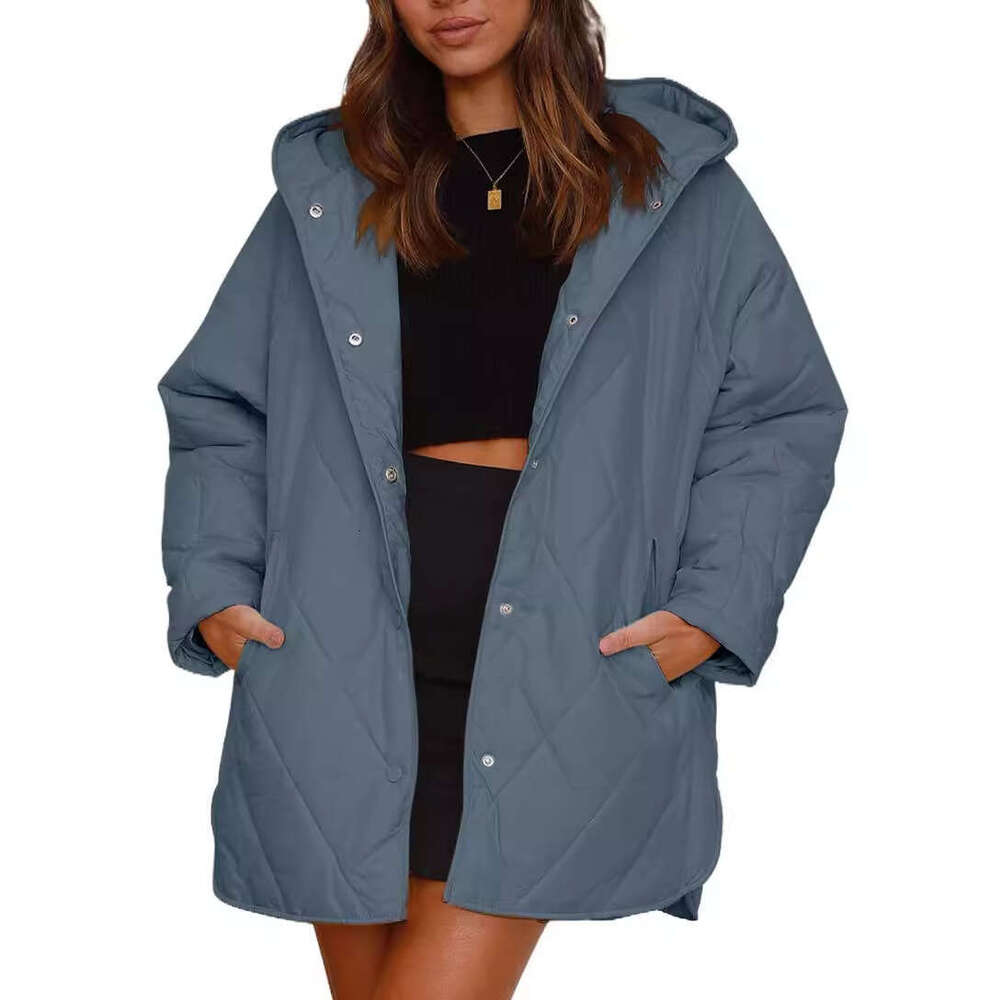 2025 Women's Winter Coat Casual Quilted Hooded Lightweight Jacket for Women