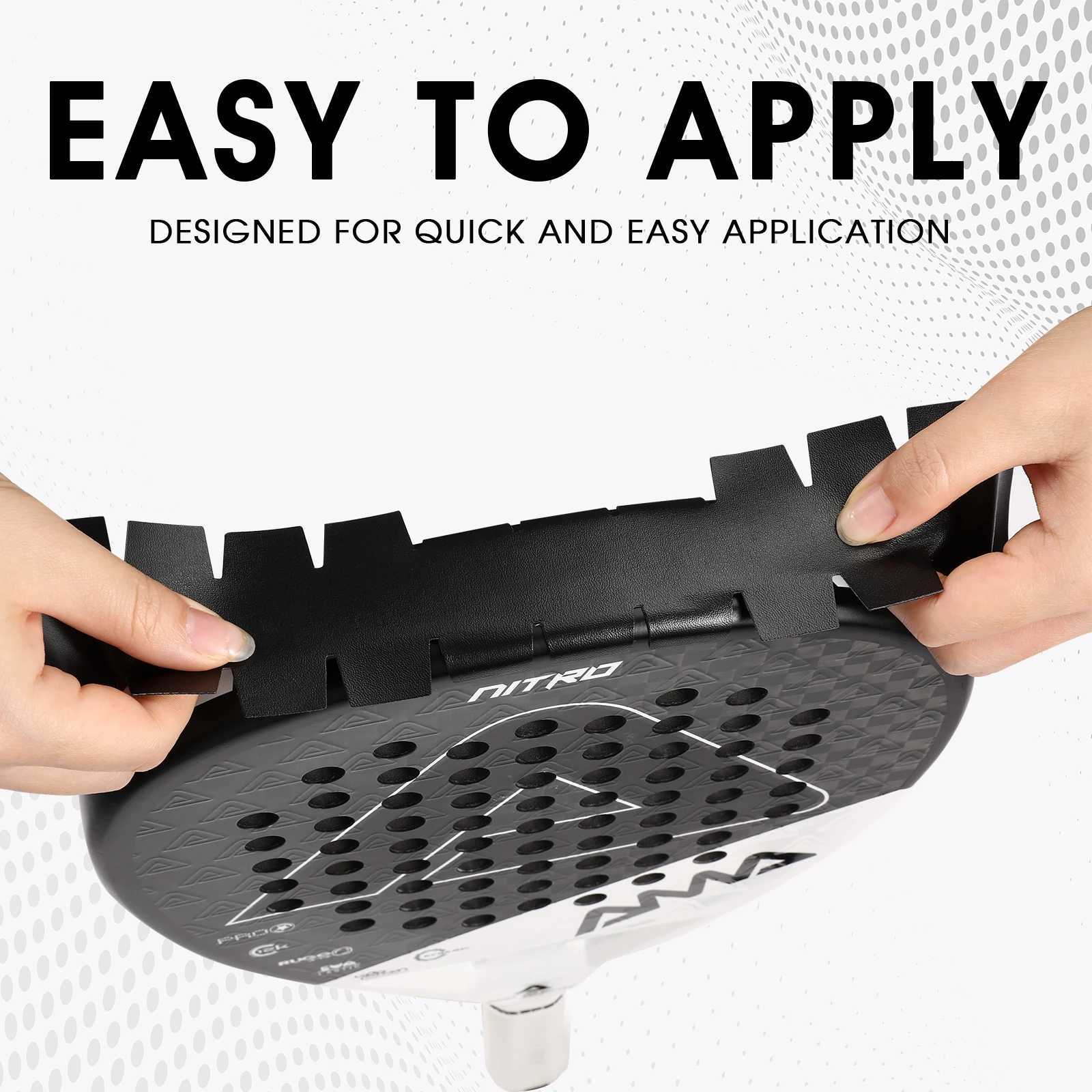 AMA SPORT Padel Racket Protection Tape Pack of 126 Edge Protector Durable Easy to Replace Transparent Padel Protector J250926