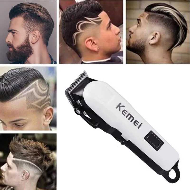 Kemei Electric Hair Clipper Hair Cutting Machine Wireless Trimmer Men Professional Rechargeable Hair Cut Tools Barber R250926