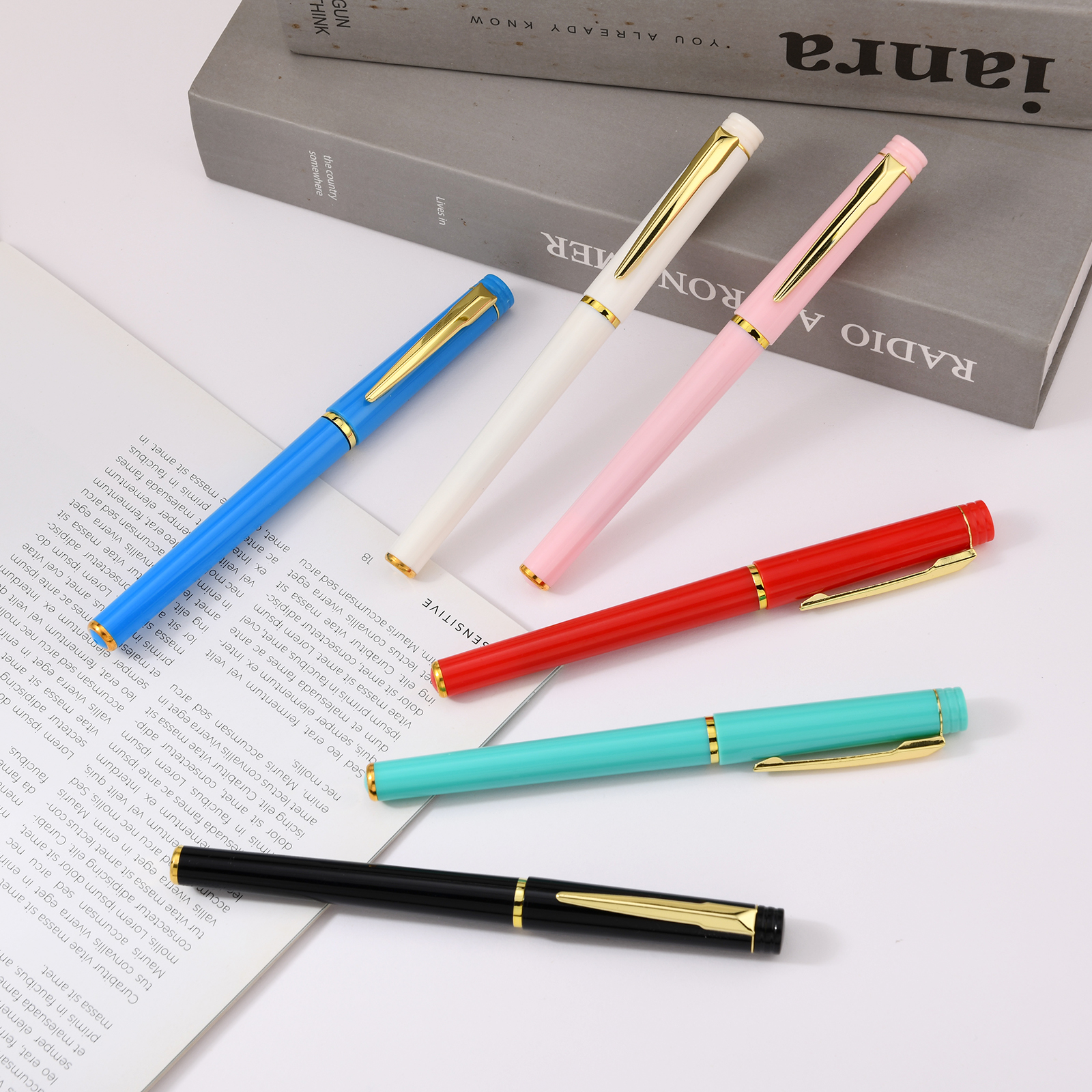 Large Quantity Premium Black Ball Point Pens Smooth Writing Instruments For Office Classroom Homework Daily Use