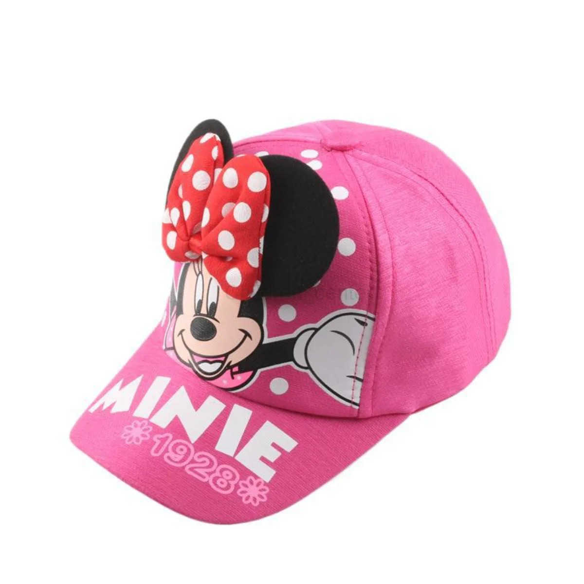 Disney Children Mickey Minnie Cartoon Baseball Cap Peaked Caps Baby Girls Boys Adjustable Kids Princess Hat Festival Gift H250926