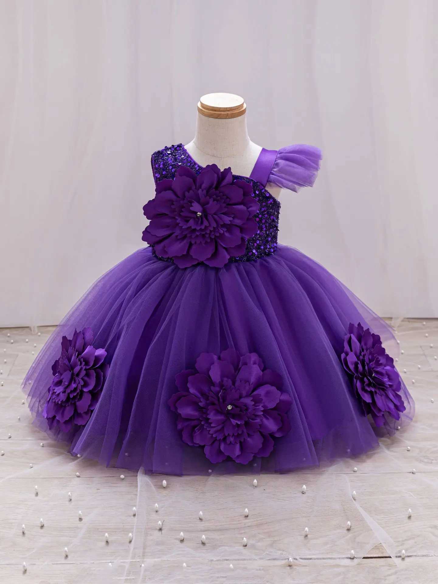 Girls princess dress 15 Y baby Girls wedding sleeveless threedimensional butterfly mesh carnival birthday party evening dress Z250926