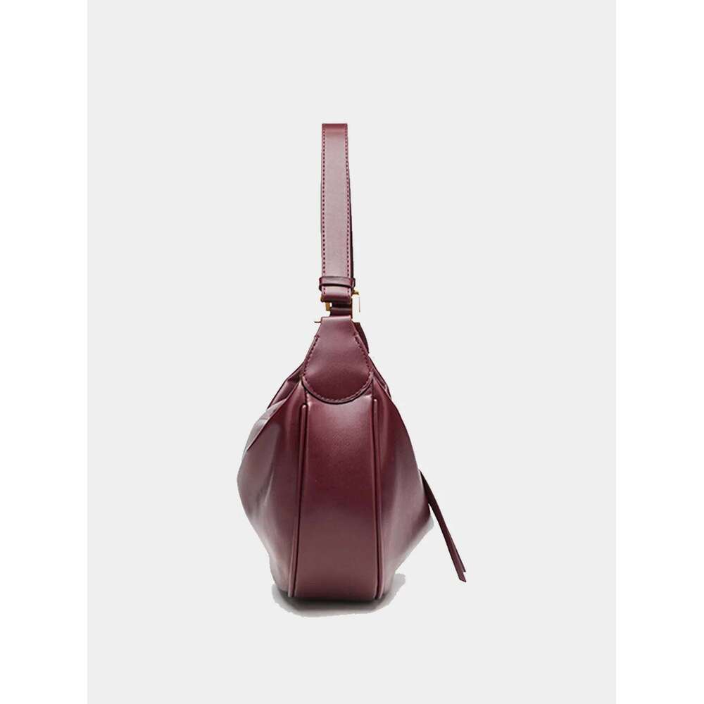 New Fashionable High-End Texture Single Shoulder Crossbody Versatile And Niche Design, Underarm Dumpling Bag, Light Lu MDNG2509