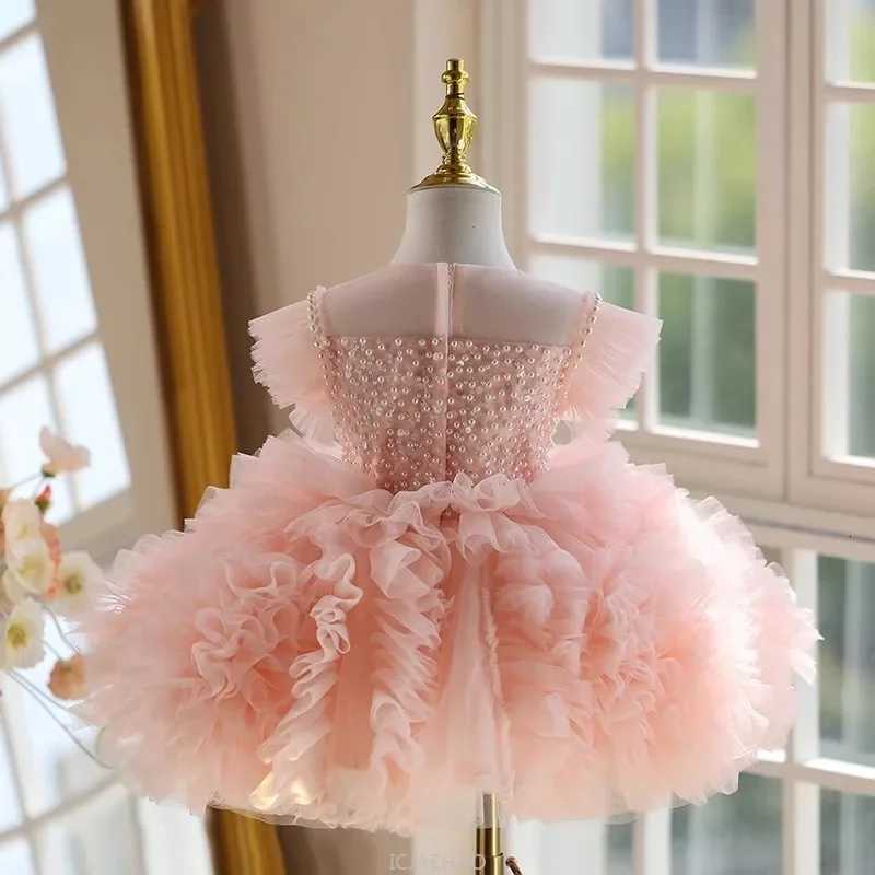 2025 Princess Luxury Formal Dress Girls Birthday Party Puffy Gown Hostess Performance Pageant Girl Outfits Banquet Flower Z250926