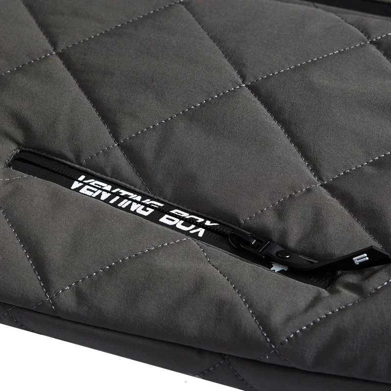 Men Winter Jacket Hooded Coat Padded Thick Zipper Closure Men Coat Stand Collar Long Sleeve Windproof Soft Warm Outerwear W250926