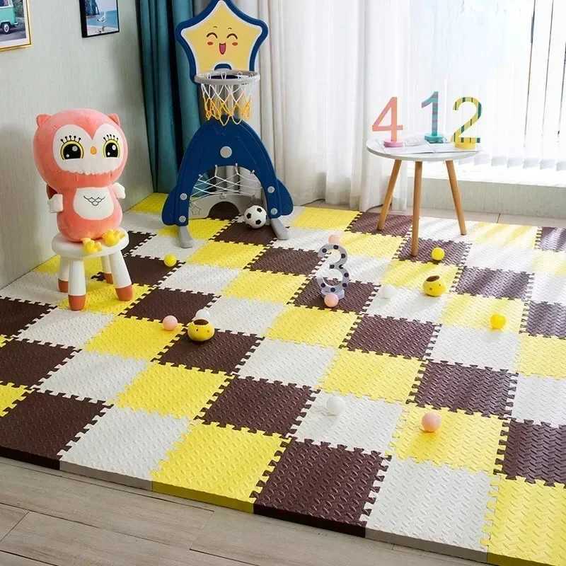 12Pcs Baby Puzzle Floor Kids Carpet EVA Foam Baby Blanket Educational Toys Play Mat Rubber Crawling Mat playmat 30x30x1CM C250926