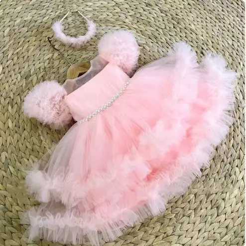 210 years old new gorgeous yearold dress childrens stage performance dress model walk show performance service girl birthday Z250926