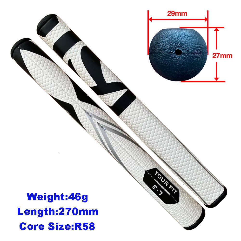 New Golf Putter Grip 2.0 - Black & White Textured PU Ergonomic Grip for Men Women Golfers