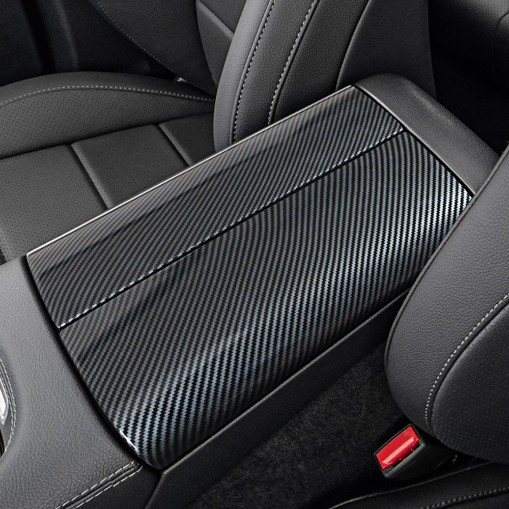 Car Center Console Armrest Box Cover Trim Carbon Fiber Protector for Mercedes Benz GLS X167 GLE W167 GLE53 Coupe C167 450 350 63 53 AMG Interior Acces