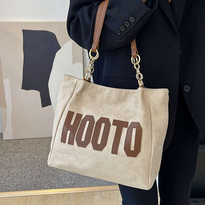 Large Capacity for Women 2024 Autumn New Korean Style Letter Shoulder Casual Simple Commuter Handbag Tote Bag
