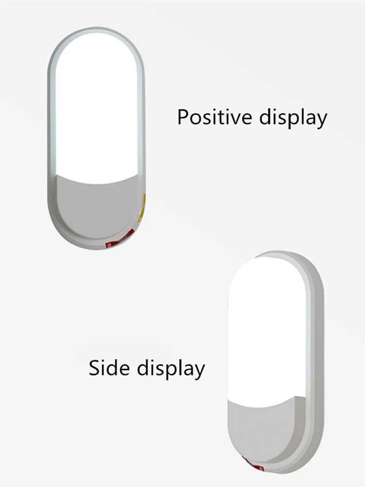 Fire Emergency Light Lamp Wall Lights Emergency Lighting Intelligent Human Sensor Wall AC200240V 9W Emergency Time 90 Minutes C250925