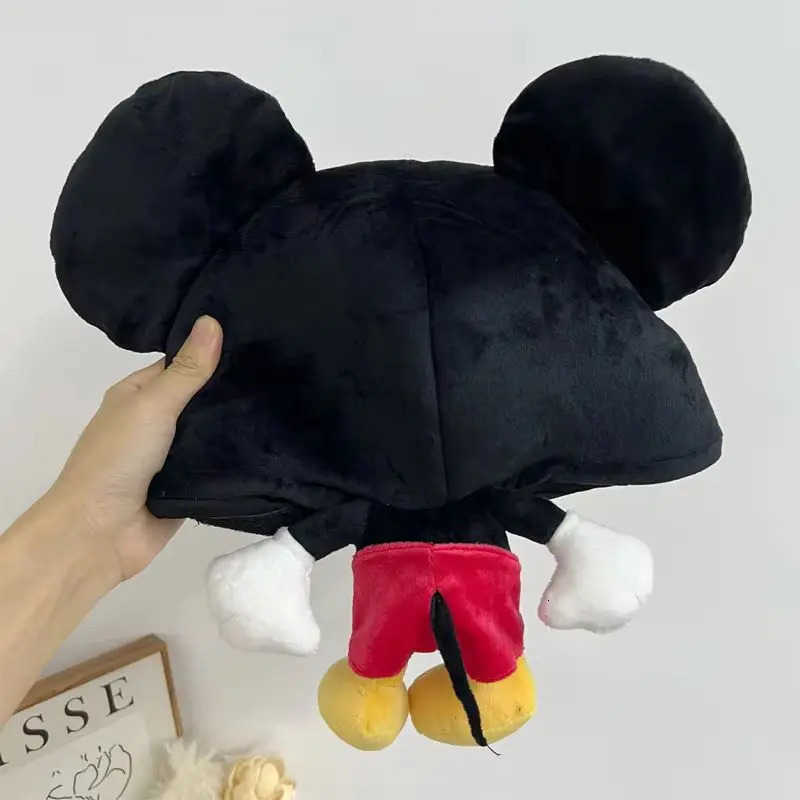 Disney Cartoon Mickey Minne Cute Hat Plush Thickening Keep Warm Ear Protection ColdProof Integration Couple Hat Travel Hat Gift H250926