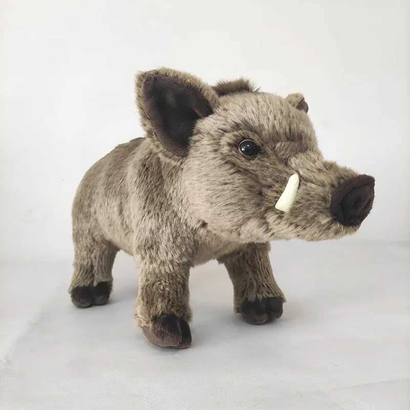 Vicious African Pig Plush Toy Frightening Wild Boar Stuffed Animal Dolls Ideal Birthday Gifts For Boys Decoration C250925