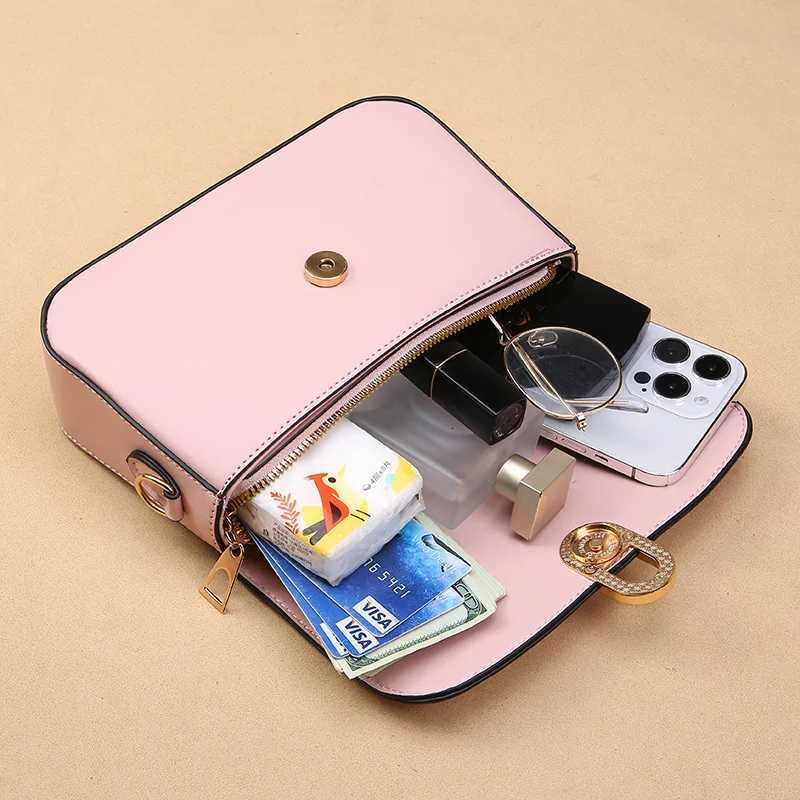 Fashion Women Crossbody Shoulder Bag PU leather Phone Bag Korean Style Small Square Bag Female Wallet Purse for girls shopping Z250926