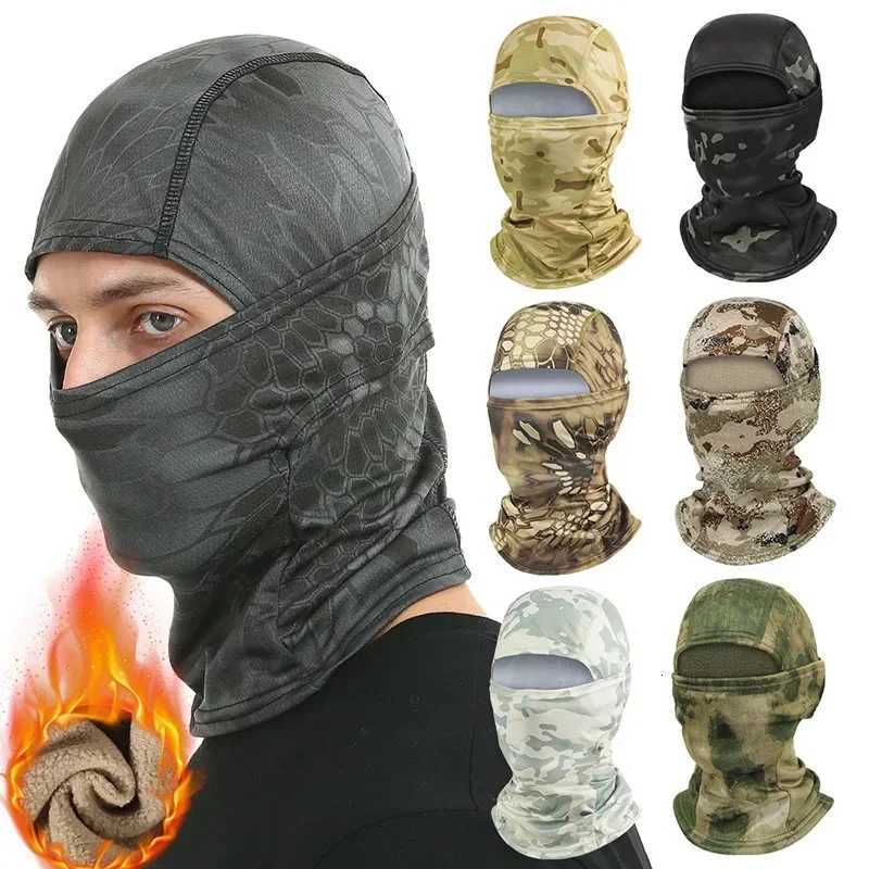 Tactical Winter Fleece Warmer Balaclava Thermal Military Helmet Liner Windproof Full Face Mask Cover Ski Beanies Men Women Z250926