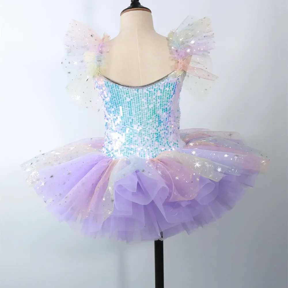 Summer Ballet Dance Dress Girl Stage Tutu Girls Dresses Costume Baby Clothing Robe Fille Kids Outfit Vestidos Childrens Day Z250926