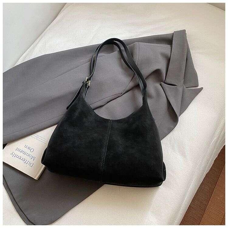 for Women, Large Capacity New Versatile Lazy Style Single Shoulder Crossbody Commuter Soft Leather Tote Bag