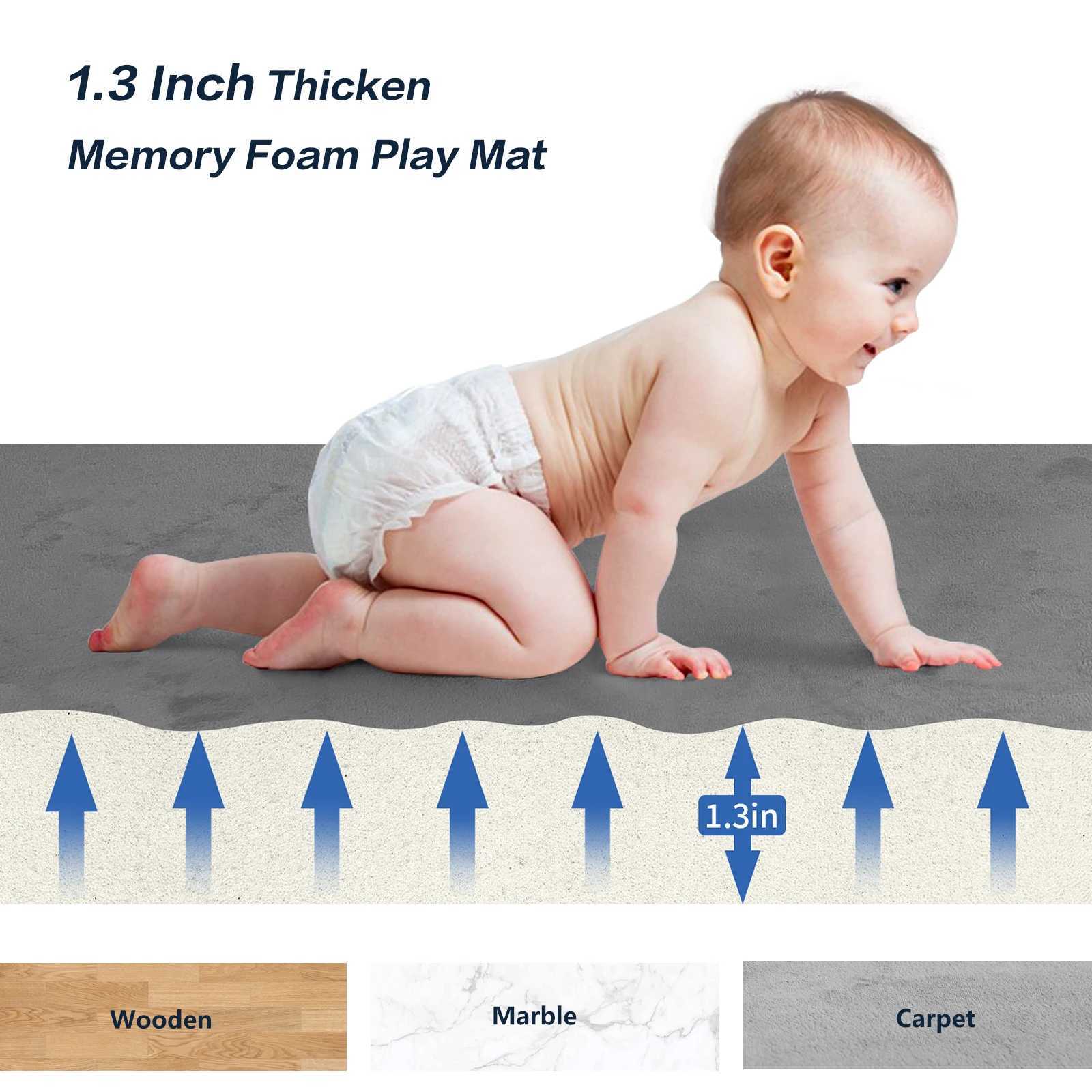 3cm Thick Baby Play Mat Large Soft Large Non Slip Crawling Mat Baby Game Carpet for Children Gyms Playmats Kids Mat Floor Rug C250926