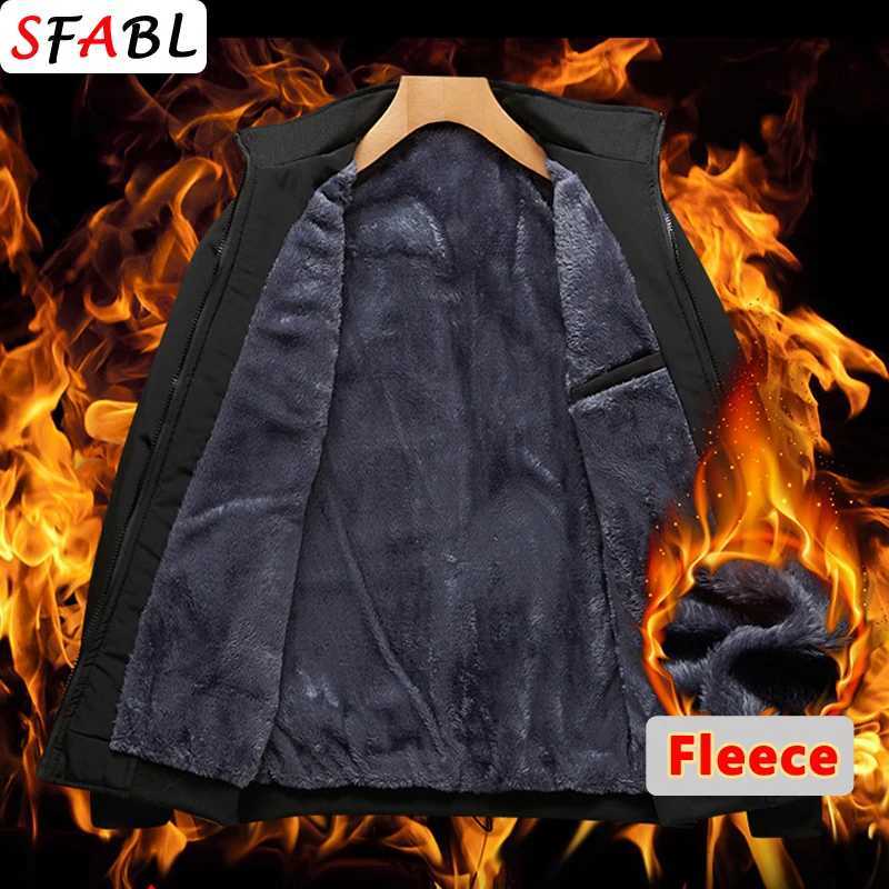 Warm Fleece Autumn Winter Jackets for Men Business Office Dress Coat Casual Mens Winter Jacket Solid Color Luxury Outerwear Man W250926