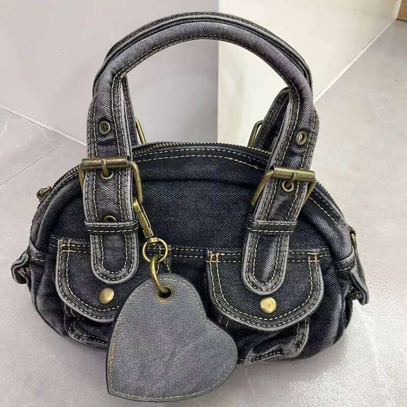 Women Handbags Satchel Top-handle Handbag Denim Bag Dumpling Give Gifts Shoulder Bags Phone Money Pack