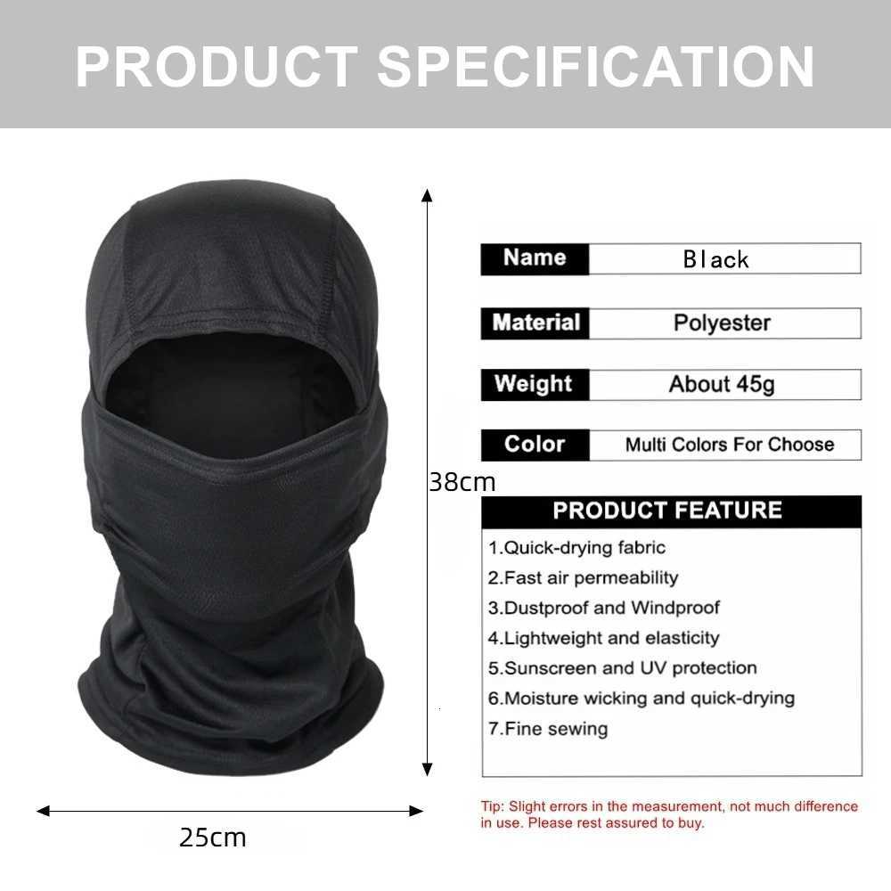 Autumn Winter Neck Warmer Thermal Motorcycle Balaclava Moto Mask Waterproof Ski Masks Windproof Elastic Fleece Face Shield Z250926