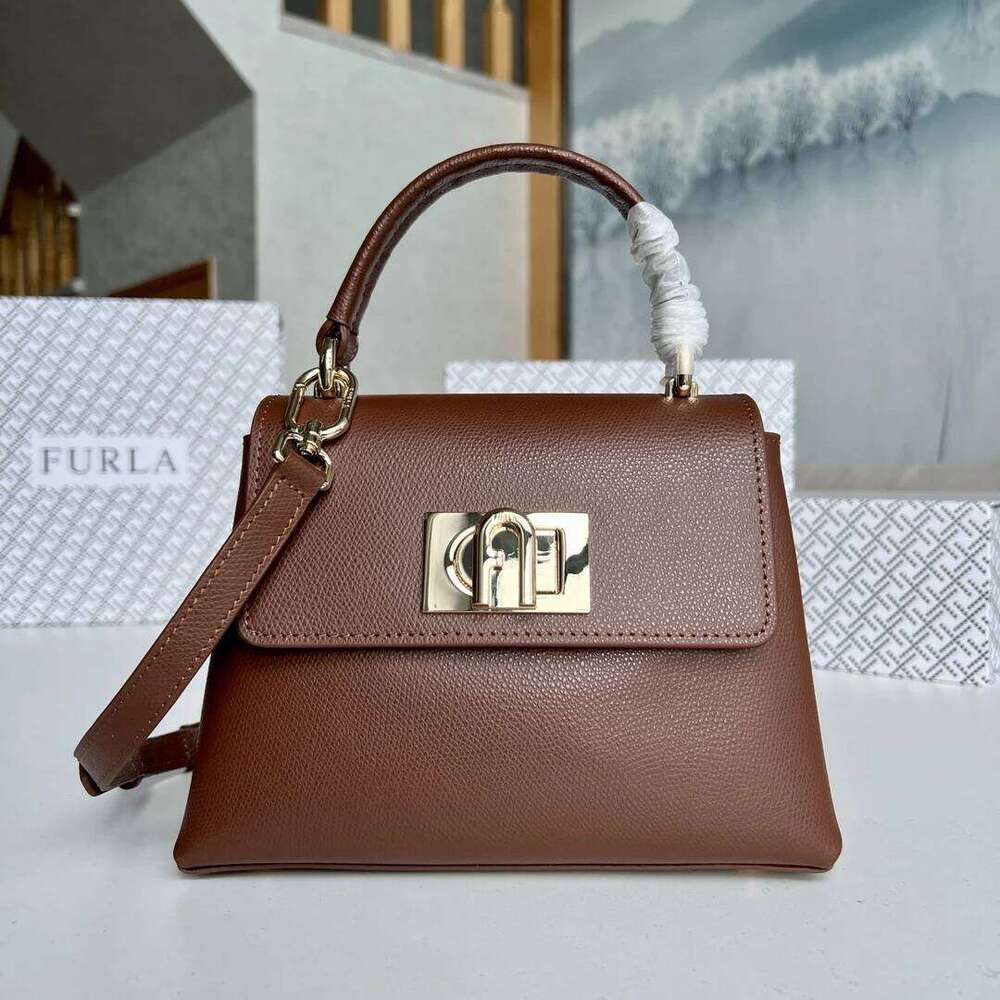 Designer Bags New Genuine Small Square Natural Cowhide Women's Handbag, Luxurious Commuting Mini Crossbody Bag, Soft Leather Hot Selling