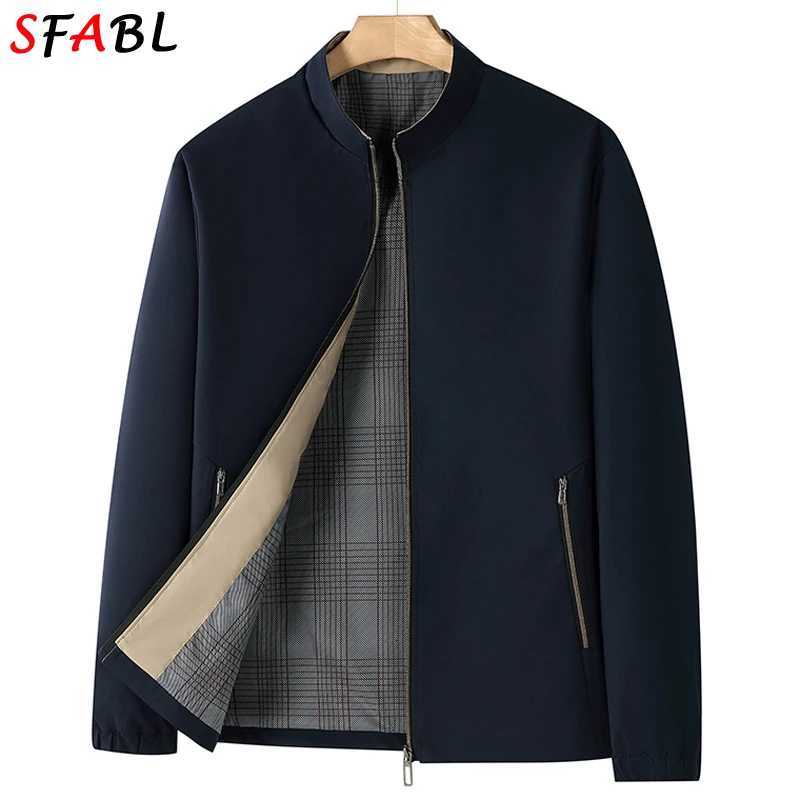 Solid Color Jacket Men Casual Jacket Spring Autumn Mens Jackets Slim Fit Luxury Full Zip Up Coats Male Outerwear Zipper Pockets W250926
