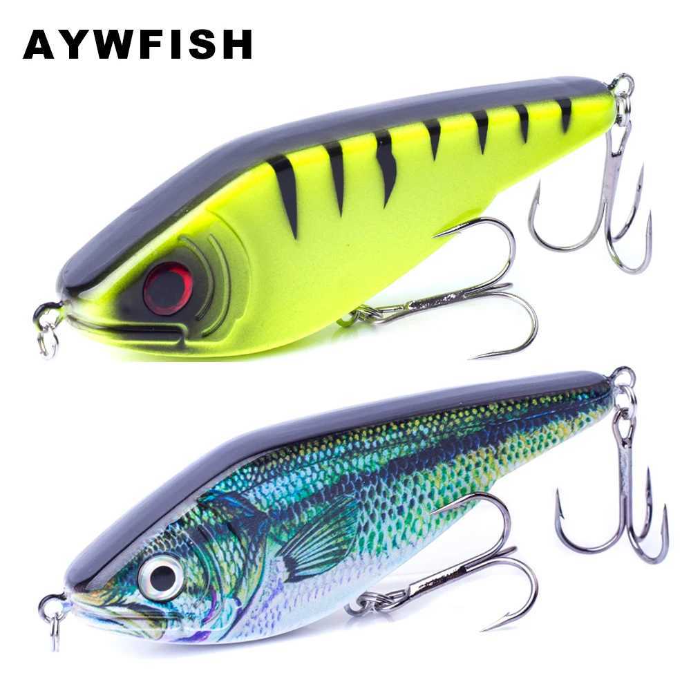 AYWFISH 10CM 12CM 15CM Lipss Crankbait Sinking VIB Fishing Lure Hard Artificial Jerk Bait Pike Fishing Wobbrs Jerkbait W250926
