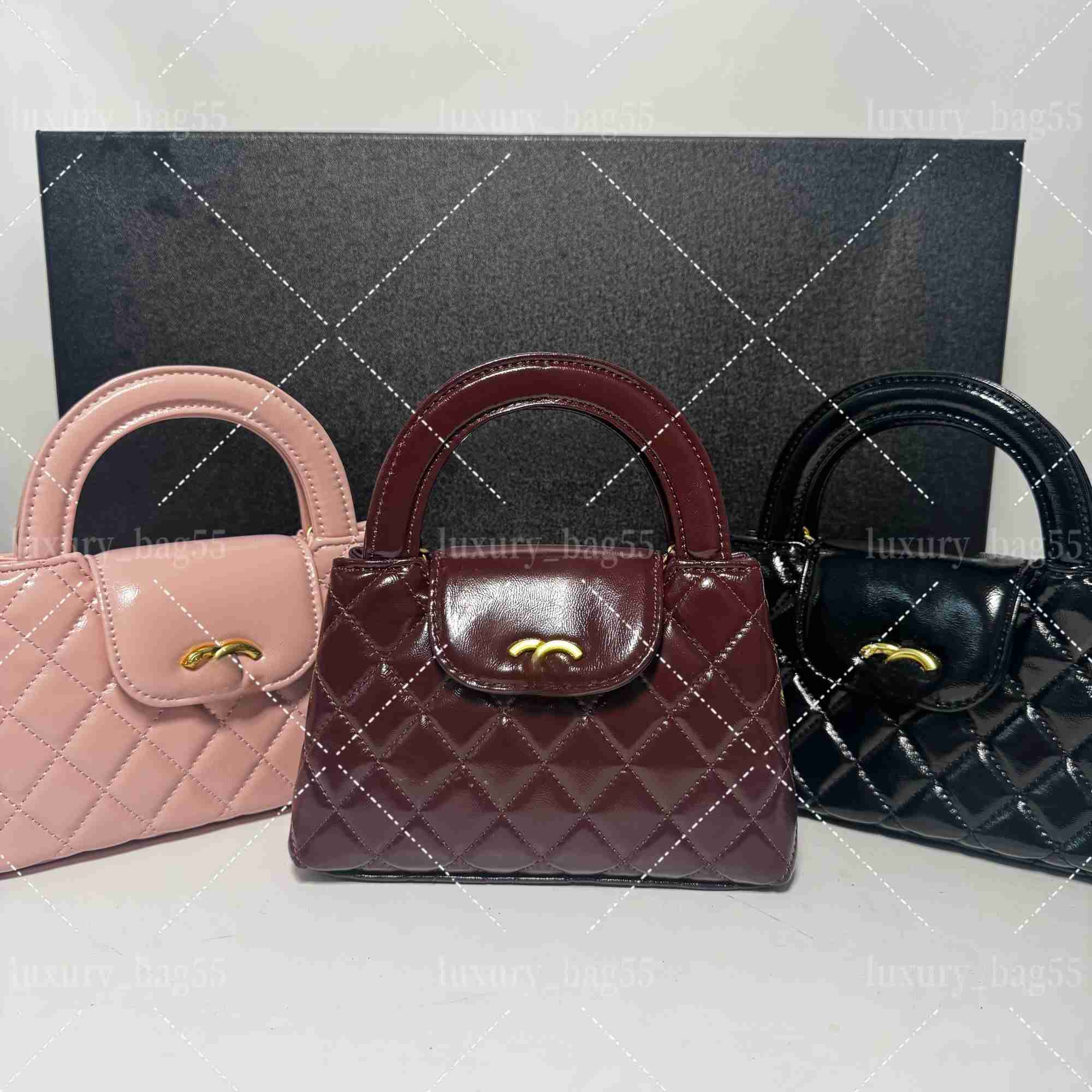 Shoulder Bags Designer Shoulder Mirror Quality Kel Handbag designers bag Mini tote Bags Genuine Leather Quilted Handbag Womens Chain Crossbody Bag CC Purse