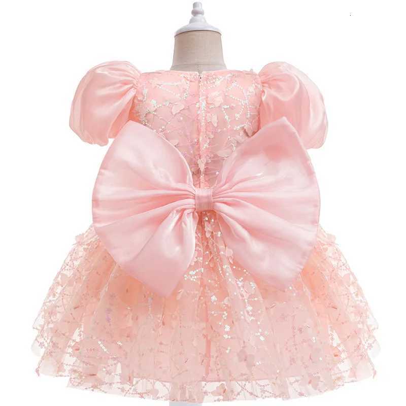 Baby Butterfly Birthday Dress 38YElegant Children Dress Baby Girl Puffy Sleeve Princess DressPerformance Wedding FlowerGirlDre Z250926