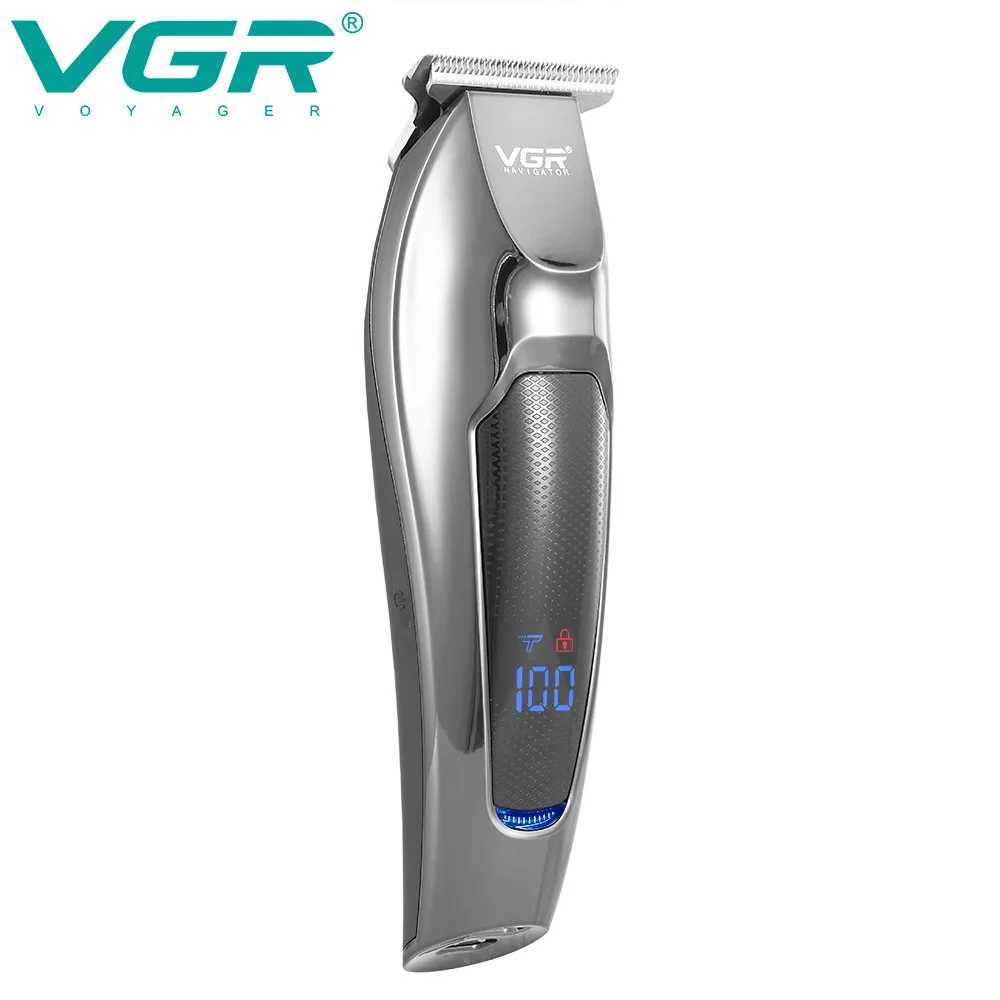 070 Hair Trimmer Professional Hair Clipper LED Display Hair Cutting Machine for Men Rechargeable Mini Mens Hair Trimmer R250926