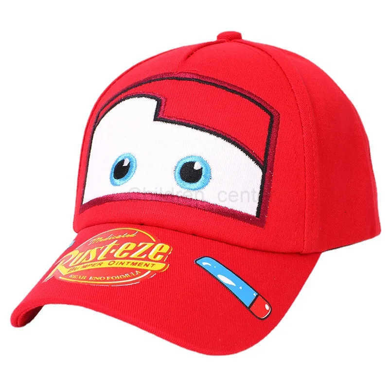 Disney Girl Baseball Cap Spring Summer Children Cute Hat Cartoon Pixar Cars Lightning McQueen 95 Kids Popular Hip Hop Snapback H250926