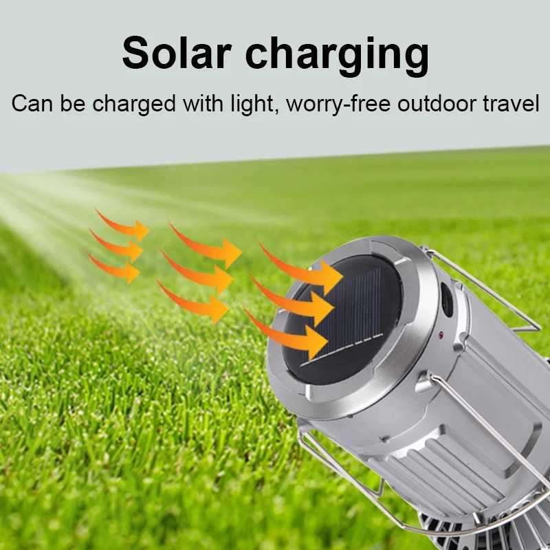 3 In 1 Multifunctional Lantern Fan Solar Charging Portable Hanging Tent Lights Outdoor Camping Rechargeable Fan Lamp C250925