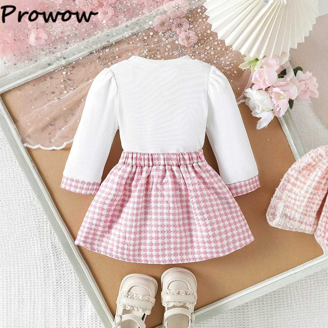 Baby Girl Clothing Sets For 03 Years Old Knited Heart Shape Top and Corduroy Skirts Spring Fal TwoPiece Toddler Girl Outfits L250926ZFLC