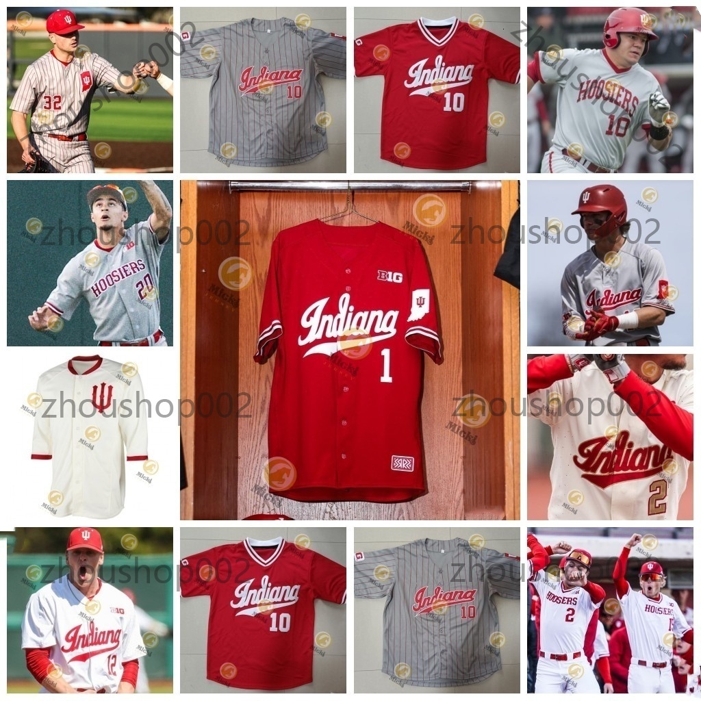 Kyle Schwarber Indiana Baseball Jersey Bradley Brehmer Reese Sharp Braydon Tucker Ty Bothwell 29 Ryan Kraft Scott Effross Custom IndianaHoosiers Jerse