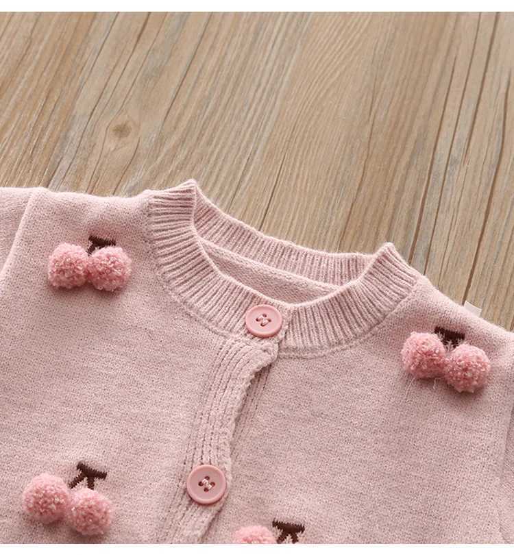 Girls Clothes Sets Spring Autumn Children Woolen Jersey Sweaters Coats Skirts Princess Dress Suit For Baby Party Outfits Kids 5Y L250926FY11
