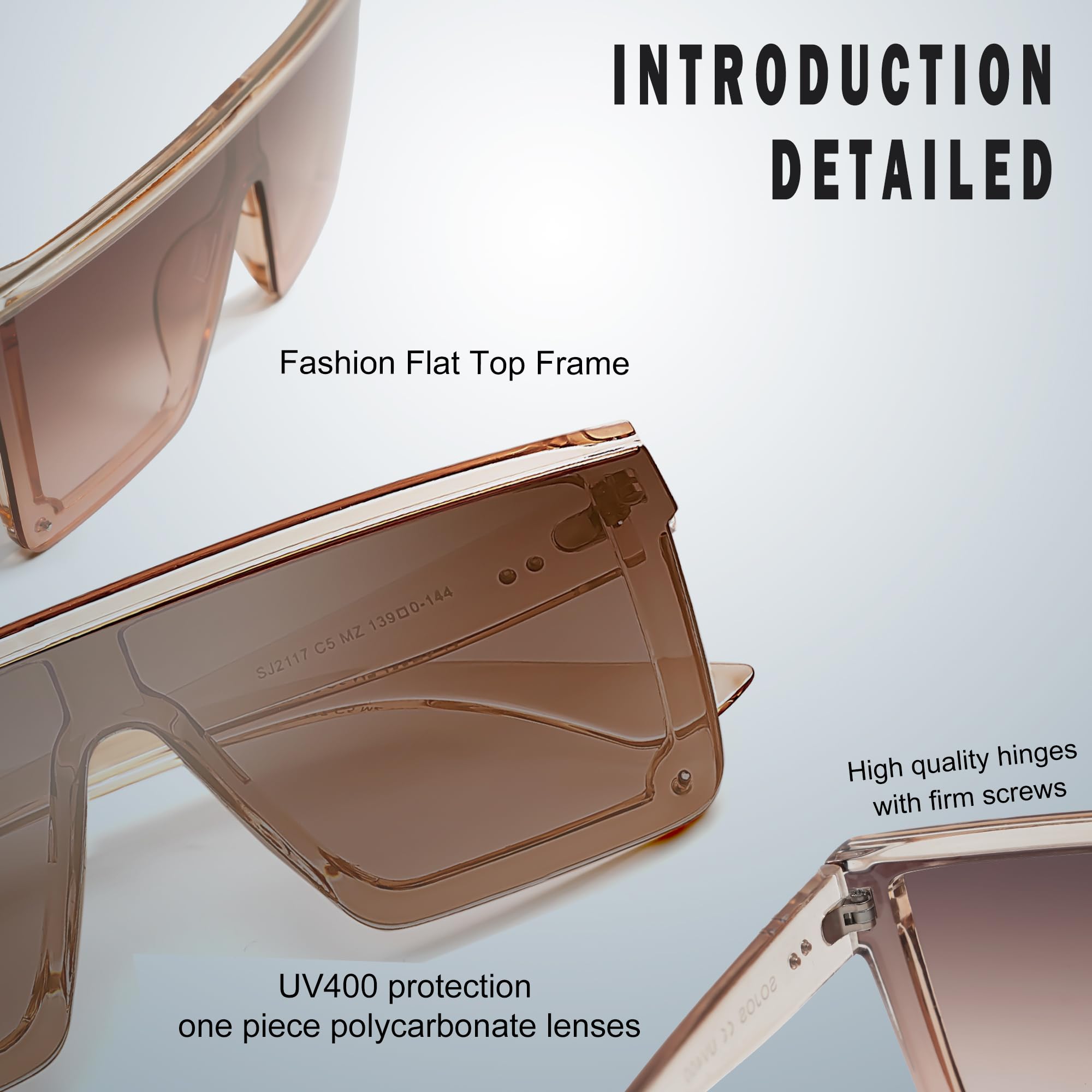 Square Lens Havana-Tinted Polarized Shades: Optimal Eye Safety Under Any Weather Condition