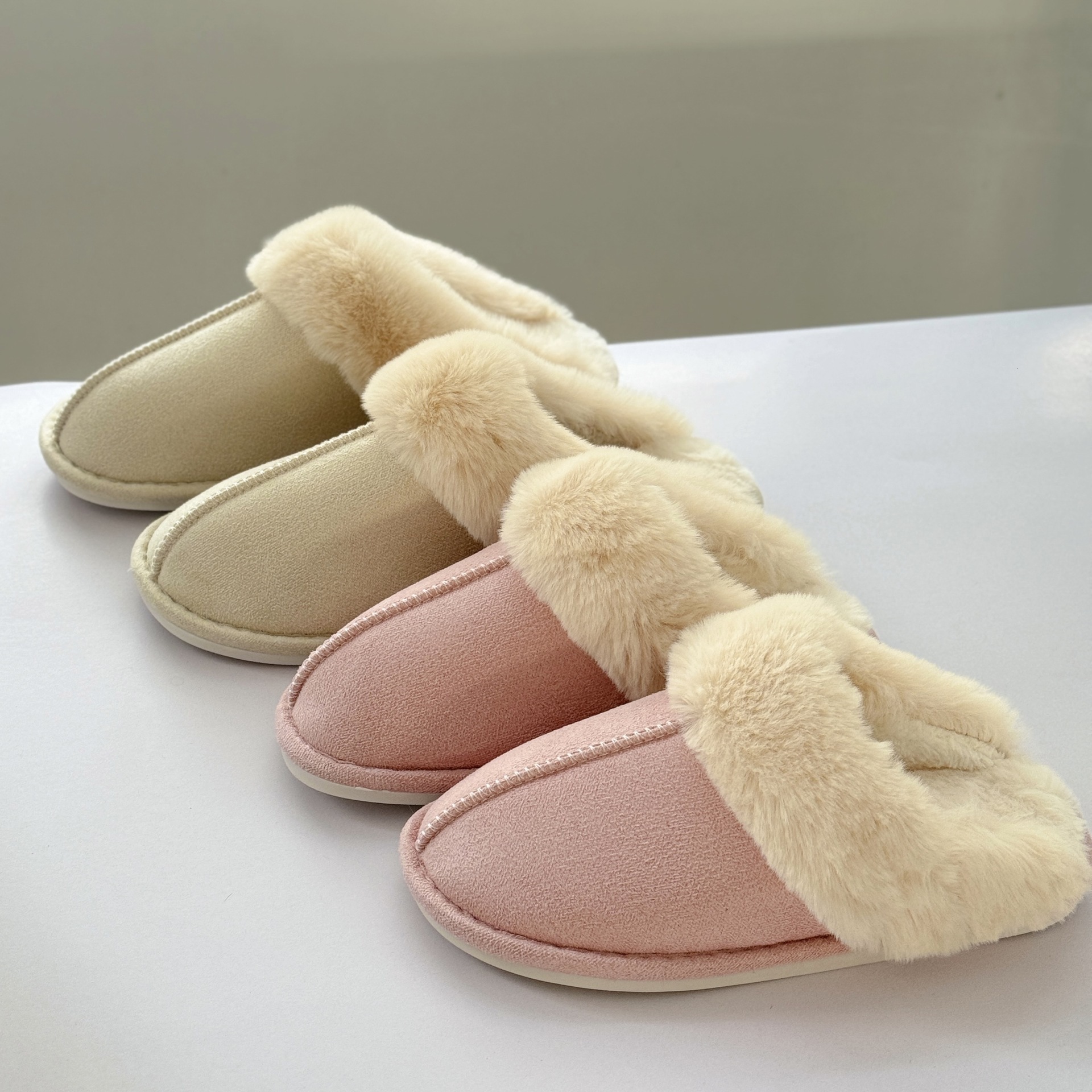 Large Opening Home for Men and Women Indoor Outdoor Warm Cotton Slippers ddmymarket