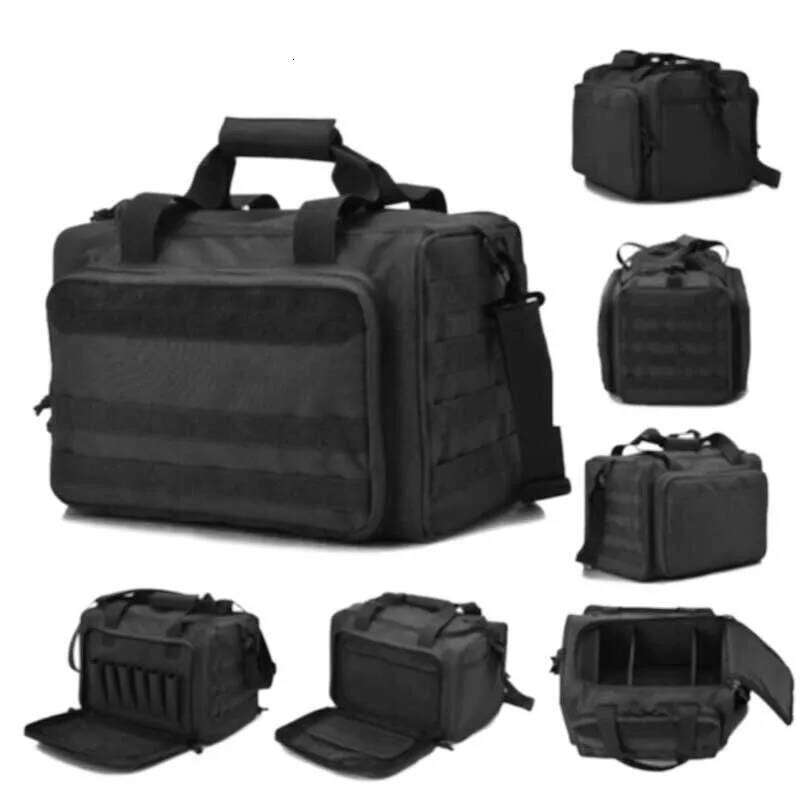 Outdoor Tactical Multifunctional Large Capacity Storage Gun , Handbag Shoulder Military Fan Bag