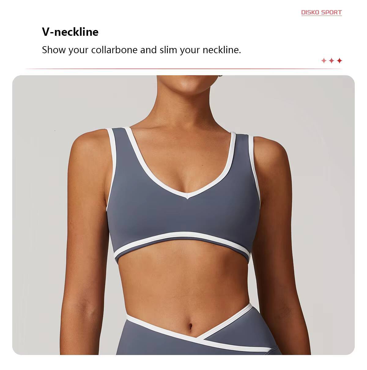 2024 NEW TB New Design Gym Bra Nylon Workout Yoga Bra OEM Sports for High Intense Workout