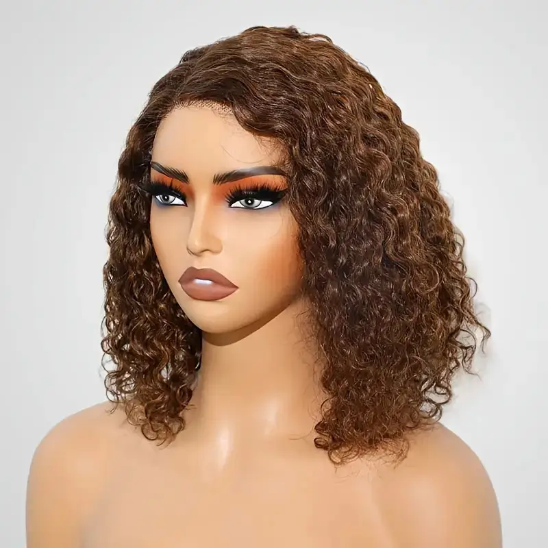 Elegant Dark Brunette Tressed Hairstyle featuring a Soft Elastic Band for Easy Application