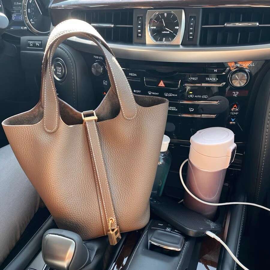 designer bag Luxury bag New Bucket Tote Genuine Leather Handbag Mommy Bride Wedding Bag High-end Feel