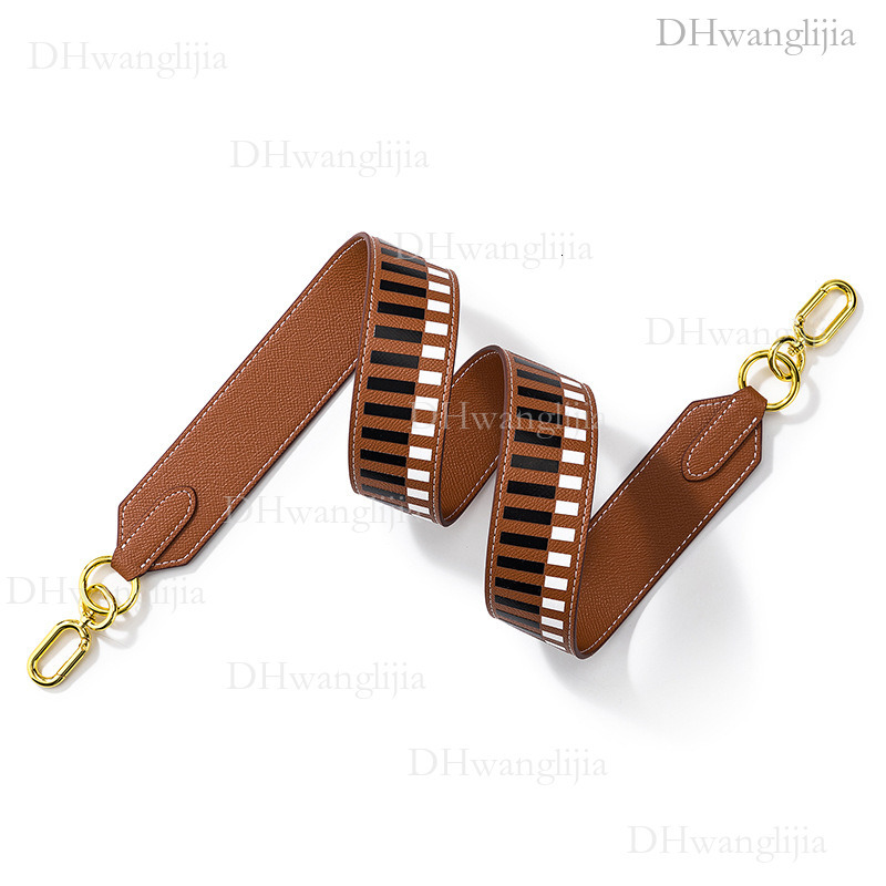 DH Luggage Accessories Women's Striped Print Color-Block Wide Shoulder Kelly Evelyn Modified Bag Strap Same Style