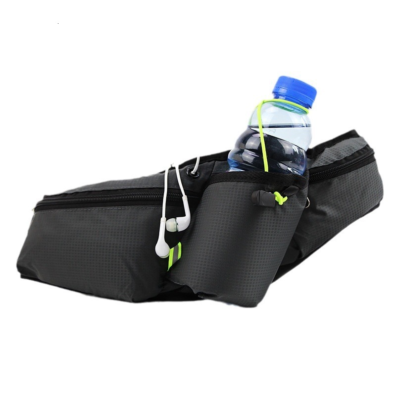 New Sports Waist Bag for Men and Women, Multifunctional Running Water Bottle Bag, Marathon Waterproof, 6.5inch Phone Outdoor Fiess