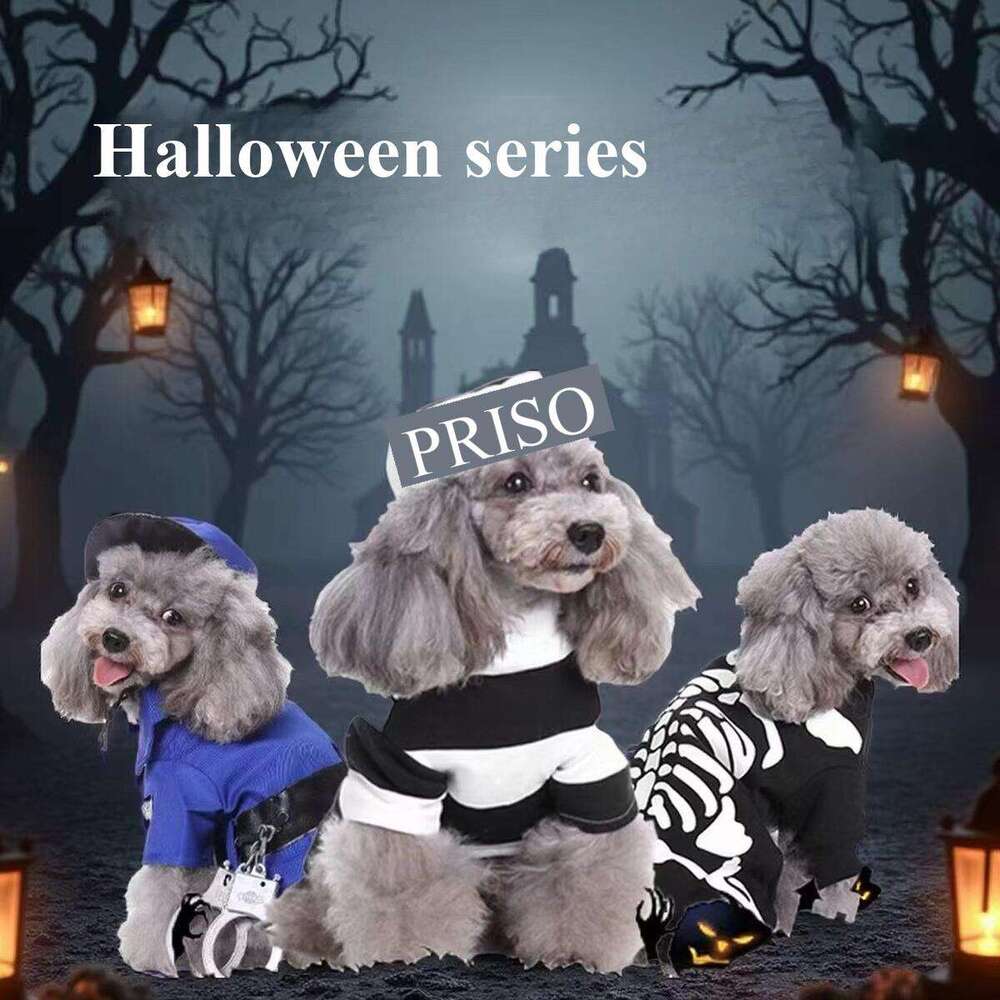 Hot-Selling Pet Halloween Creative Funny Novelty Outfit Transformation Dog Costume